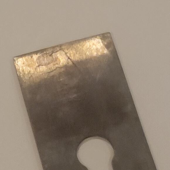 Vintage Stanley Plane blade 2" x 7 1/2". Made in USA - Picture 2 of 10